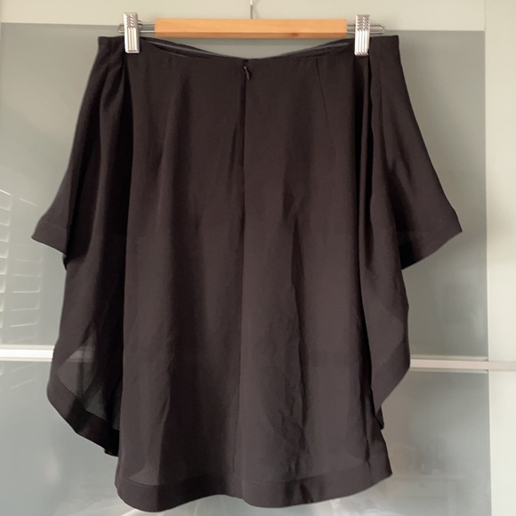 NWT Black High-Low Strapless Top - Picture 2 of 5